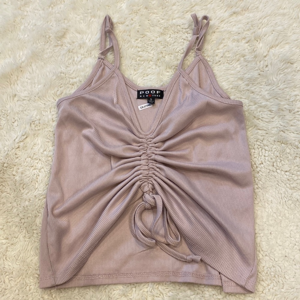 Pink tank top adjustable straps - Sz. S